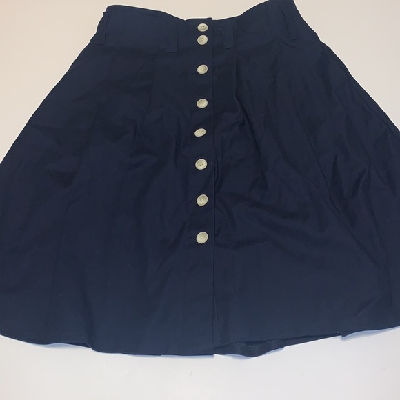 🆕 Handmade Blue Harajuku Academia Schoolgirl Pleated Skirt - Women’s Size Large - Picture 4 of 9